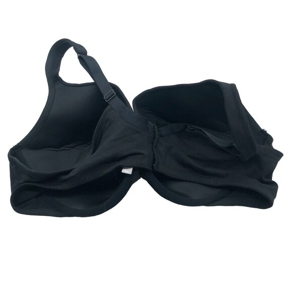 Cacique Black Full Coverage Lightly Lined Bra 50C - Picture 2 of 4